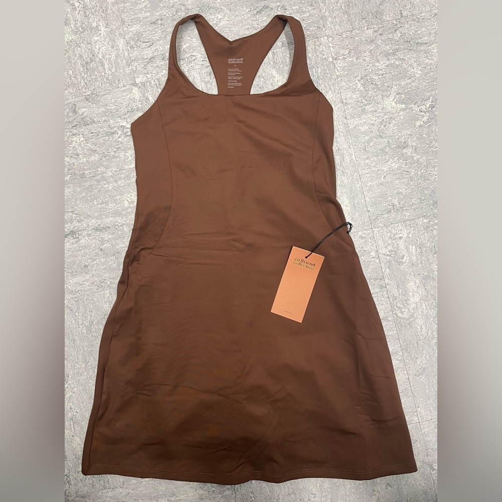 Girlfriend Collective *NWT* Paloma Racerback Dress Size M - Picture 1 of 6